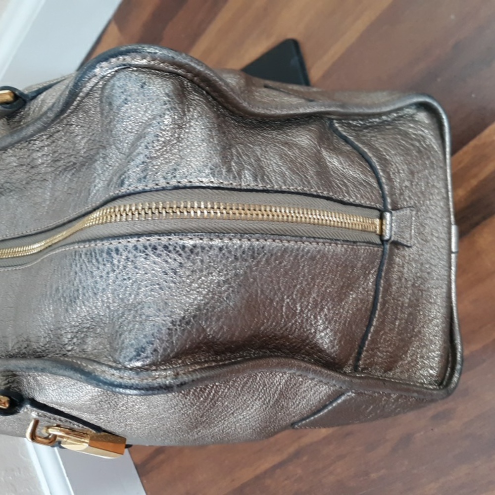 Loewe Amazona 35 Silver Handbag With Lock and Key - Picture 6 of 16